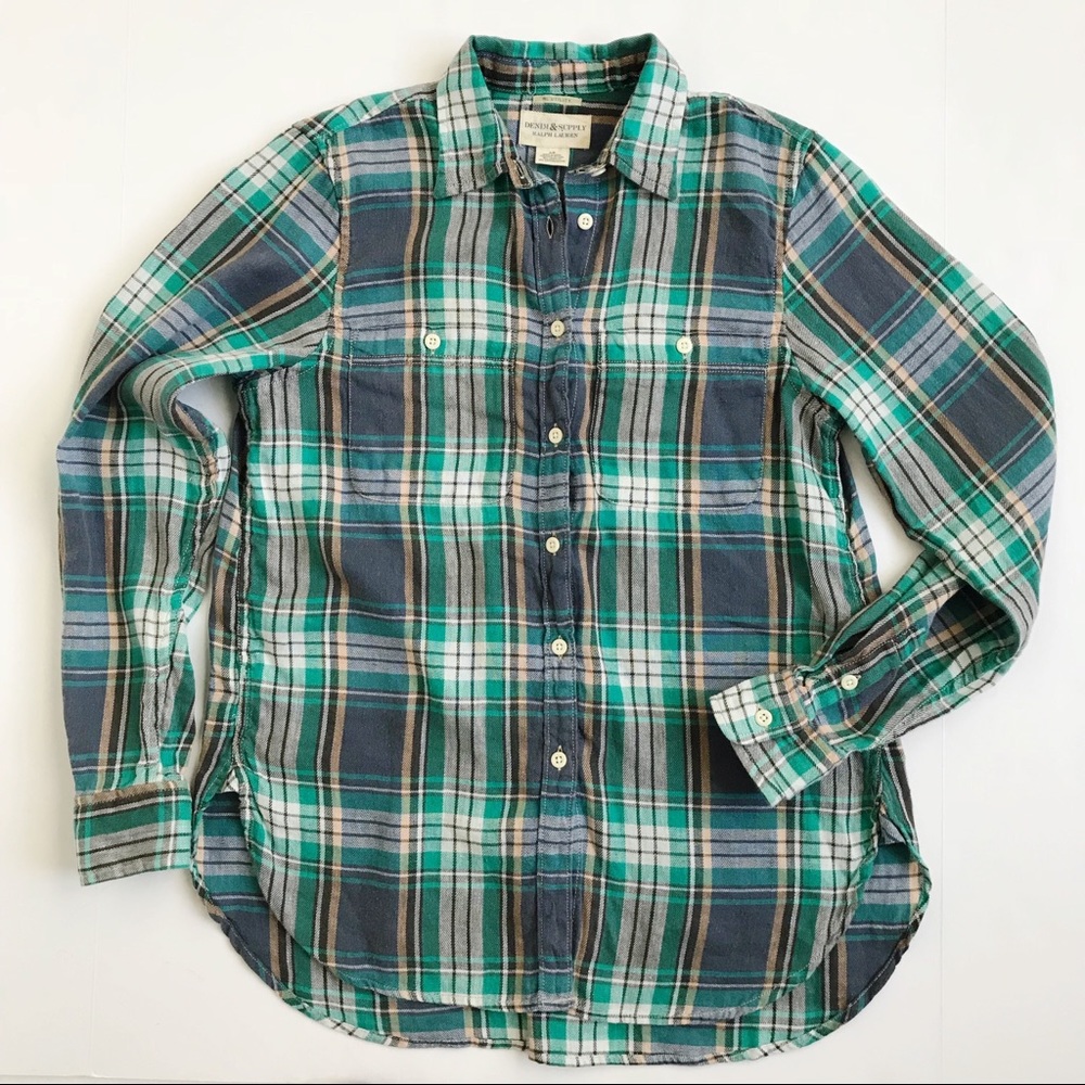 Denim & Supply Ralph Lauren Plaid Utility Shirt S